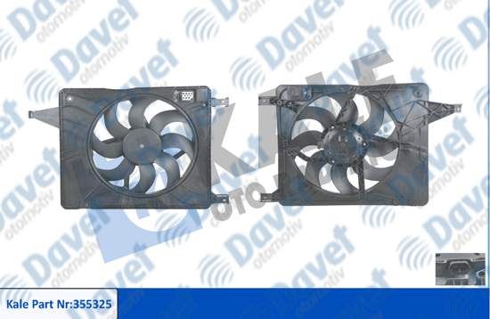 MGA-83225 Radyator Fan Motoru Davlumbazli (Nissan   Qashqai +2  1.5 Dci  2.0  07-13)
